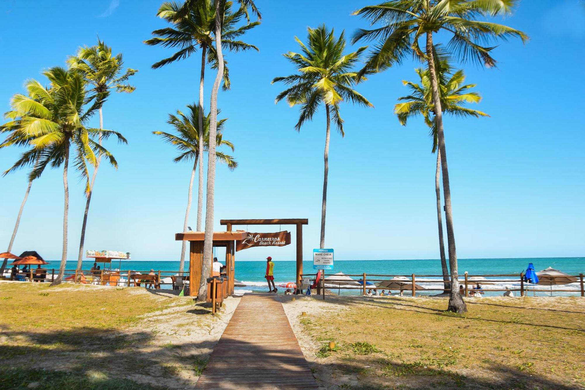 Bangalo Luxo Beira Mar Carneiros Beach Resort 普拉亚多斯卡内罗斯 外观 照片